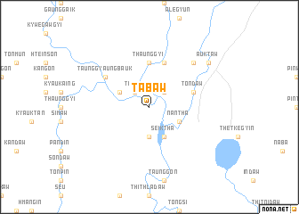 map of Tābaw