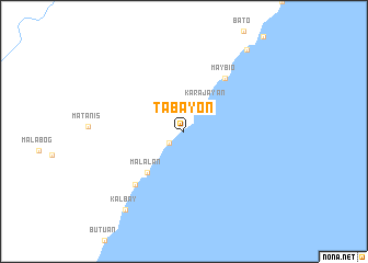 map of Tabayon