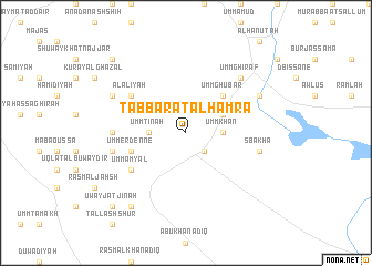 map of Ţabbārat al Ḩamrāʼ