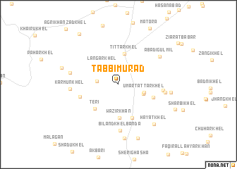 map of Tabbi Murād