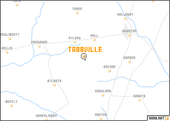 map of Tabbville