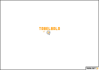 map of Tabelbala
