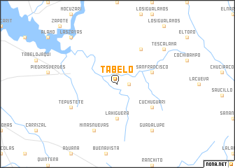 map of Tábelo
