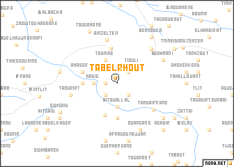 map of Tabelrhout