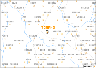 map of Tabema
