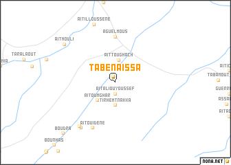 map of Tabenaïssa