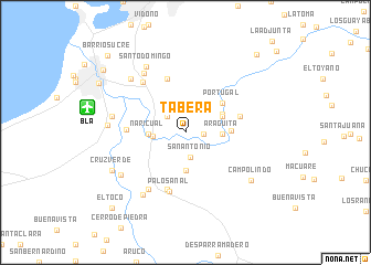 map of Tabera