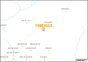 map of Taberdga