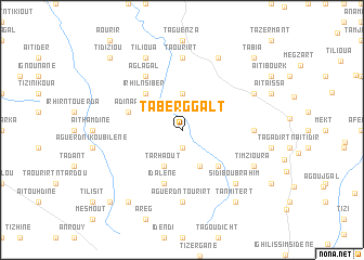 map of Taberggalt