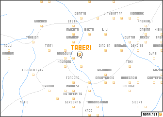 map of Tabéri