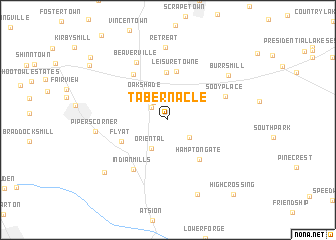 map of Tabernacle