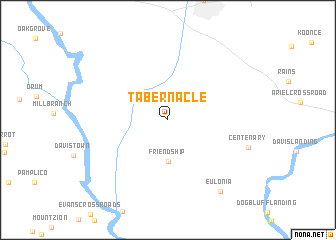 map of Tabernacle