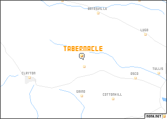 map of Tabernacle