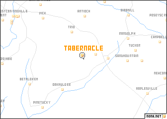 map of Tabernacle