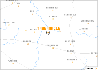 map of Tabernacle