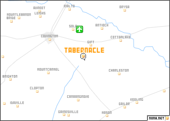 map of Tabernacle