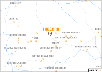 map of Taberna