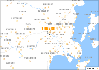 map of Taberna