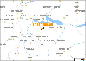 map of Tabérnolas