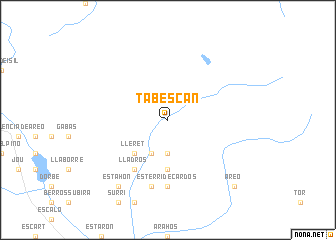 map of Tabescán