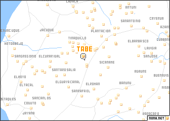 map of Tabe