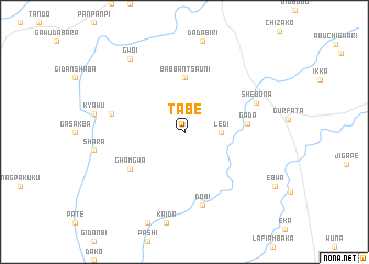 map of Tabe