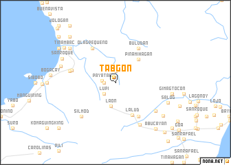 map of Tabgon
