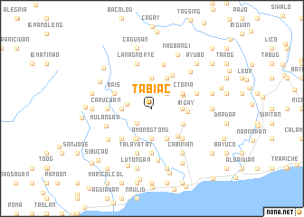 map of Tabiac