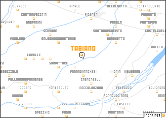 map of Tabiano