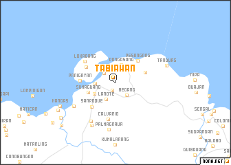 map of Tabiawan