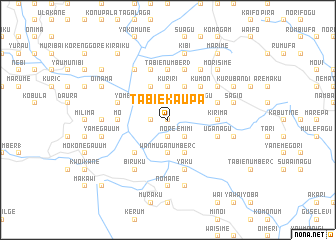 map of Tabiekaupa