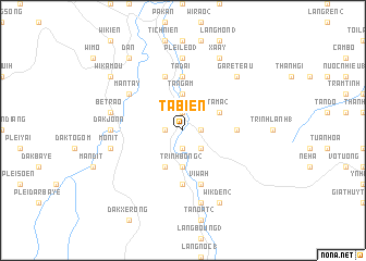 map of Tà Biên