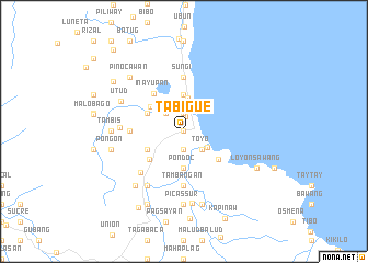 map of Tabigue