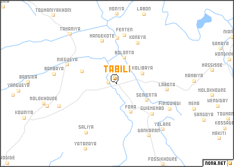 map of Tabili