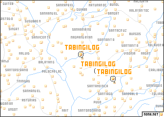 map of Tabing-Ilog