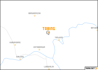 map of Tabing