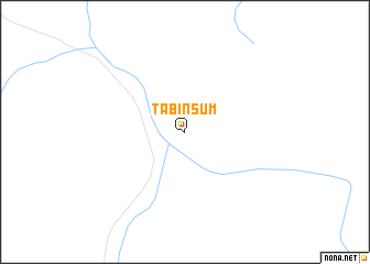 map of Tabin Sum