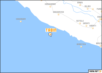 map of Tabīn