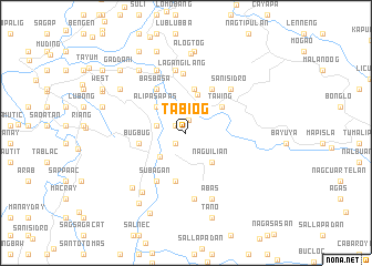 map of Tabiog