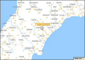 map of Tabionan