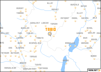 map of Tabio