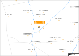 map of Tabique