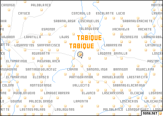 map of Tabique