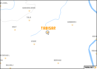 map of Tabi Sar