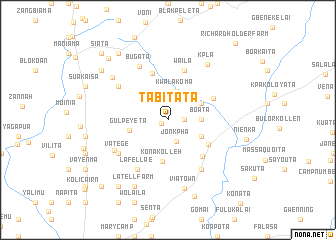 map of Tabitata