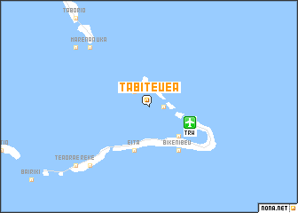 map of Tabiteuea
