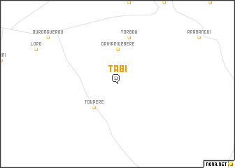 map of Tabi