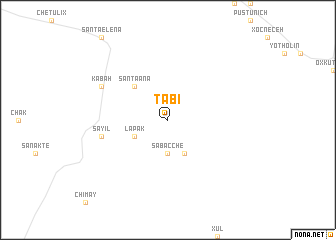 map of Tabí