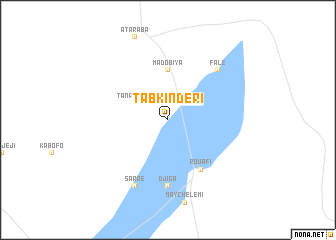 map of Tabkin Déri