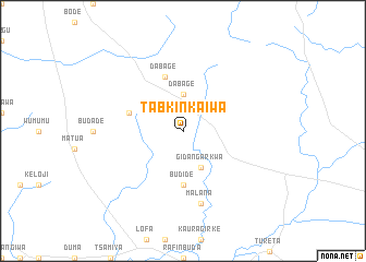 map of Tabkin Kaiwa